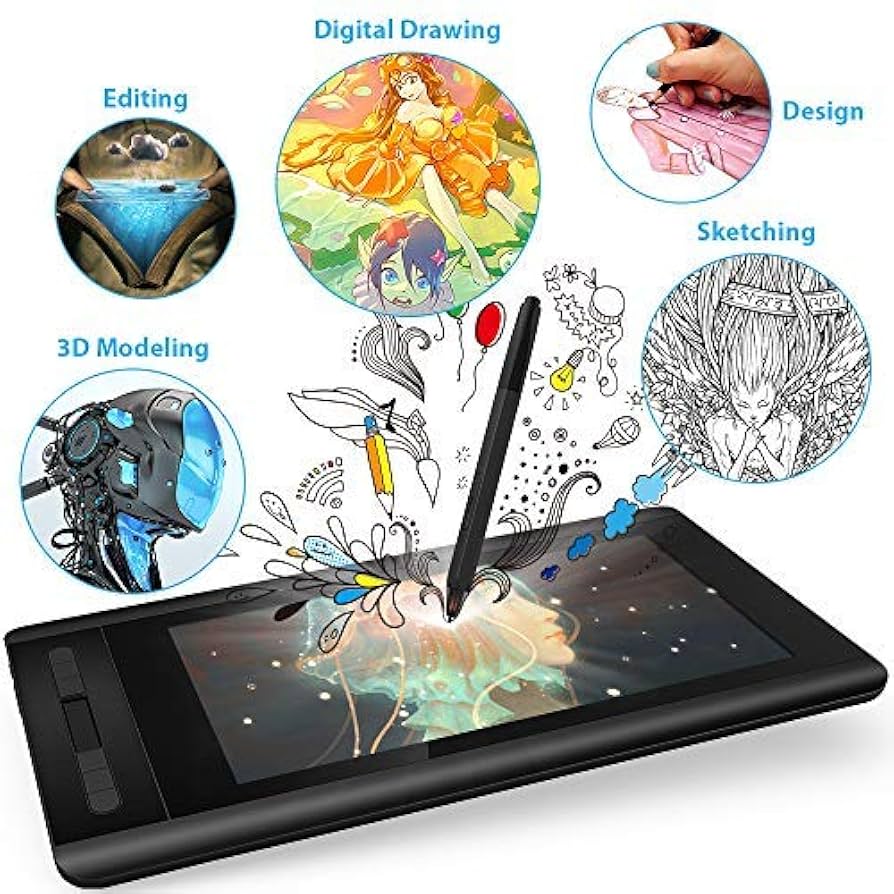 Xp-pen Artist12 Digital Graphics Drawin… Drawing Tablet with Screen XPPen 12 inch - Graphic Tablet